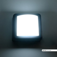 ACK 4W LED Duvar Apliği 6500K Beyaz Işık Siyah Kasa Dekoratif Duv