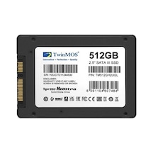 Twinmos 2.5 512gb Sata3 580mb-550mb/s Ssd Dısk Tm512gh2ugl Tek Ebat