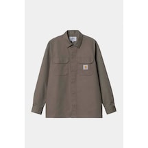 Carhartt Wıp L/s Master Shirt: 1960'lar Amerikan Servis Istasyonu Tarzında Şık Ve Fonksiyonel Gömlek Kahverengi Kod 024736