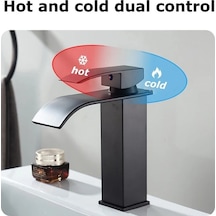 Maoyaya Banyo Bakır Çekirdek Şelale Havzası Musluğu - Paslanmaz Çelik, Çok Renkli Seçenek Çok Renkli