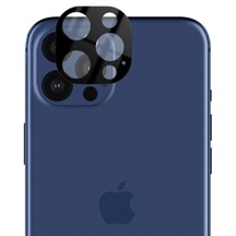 iPhone 12 Pro Max 6.7" 3D Full Kaplama Tempered Cam Kamera Koruyucu