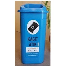 Sıfır Atık Projesi Kağıt Atık Kovası 60 Lt