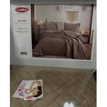 Hobby Çift Kişilik Yatak Örtüsü Silvana Bej