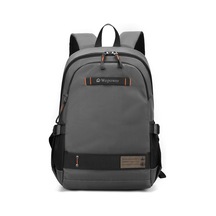 Wepower 8107 Erkekler Seyahat İşe Gidiş Dizüstü Sırt Çantası Naylon Büyük Kapasiteli Öğrenci Rahat Sırt Çantası Gri