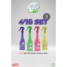 Fuji Air Freshener Neon Oda Parfüm Seti Soft + Lavanta + Spring + Sensitive 4 x 400 ML