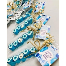 Mavi Nazar Temalı Doğum Günü, Babyshower, Düğün, Sünnet, Mevlüt, Yaş Günü Şeker, 50 Adet