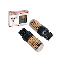 Carub 12v T20 Ampul Çift Duy 144 Led Turuncu Br0404053