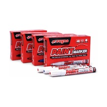 Rayno Paint Marker / Tüm Yüzeyler İçin Kalıcı Boya Markörü / Metal Cam Plastik Ahşap Taş / Profesyonel Endüst