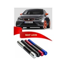 Ckmarket Seat Leon Uyumlu Karbon Desenli Çubuk Metal Radyo Anteni