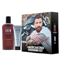 Amerikan Crew Grooming Kit Set Daily Moisturizing Şampuan 250 ML + Fober Cream 100 ML