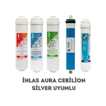 Aquahill Uyumlu Su Arıtma Cihazı Filtre Set  5'li