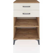 Hyperion Komodin Tek Raflı 2 Çekmeceli 60x44x96 Çam-aytaşı Çam