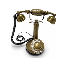 Pirinç Nostaljik Masa Telefonu Arbltgs7wxtcg7rd9yı