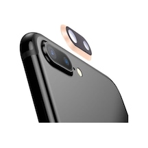 Apple Uyumlu  iPhone 8 Plus Arka Kamera Lens Arka Kamera Camı Gold