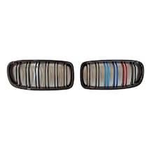 Oled Garaj Bmw 3 Serisi F30 M3 Böbrek Çift Çizgi Panjur - M Renk