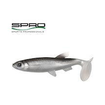 Silikon Sahte Balık Yem - Spro - 8cm - Gümüş 4658-908