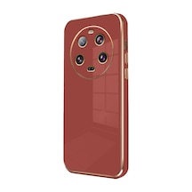 Mi 14 Ultra Kılıf Volet Silikon - Kırmızı Bz8683140846435