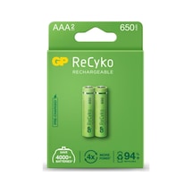 Gp Recyko Şarjlı Pil Aaa İnce 650mah 2 Adet