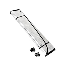 Wiforte Katlanabilir Araç Ön Cam Güneşlik, Uv Koruyucu, Universal Boy Oto Güneşlik, Katlanabilir Dışı Metalize, 130x60 Cm
