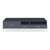Hyperion Tv Ünitesi 2 Raflı 3 Çekmeceli 220x44x51 Antrasit-antrasit Antrasıt/antrasıt - Antrasıt