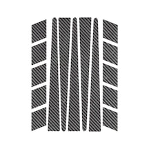 Şerit Şeklinde Gerçek Karbon Fiber Dokulu Sticker Çınar Extreme