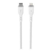 Knıt 30w Hızlı Şarj Destekli, Type-c To Lightning Şarj Ve Data Aktarım Kablosu, 1 Metre, Beyaz