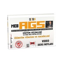 Yargı 2026 Meb-ags Eğitim Bilimleri Öğretim Yöntem Ve Teknikleri Video Ders Notları - Gökçer Ateş Yargı Yayınları