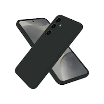 Samsung Galaxy Uyumlu - S25 Kılıf Nano İçi Kadife Silikon - Siyah