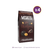 Miskets Bitter Çikolata Kaplamalı Leblebi Draje 4 x 80 G