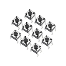 Rakunrobotik 10 Adet - 4 Pin Push Buton (6X6X5Mm)