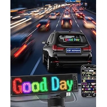 Tek Rgb Led Yazı Paneli Telefon Kontrollü Kayan Yazı Animasyonlu Ekran Najmaddin Diğer