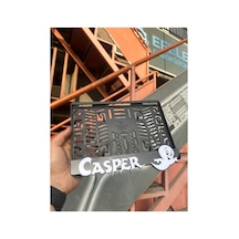 Pleksi Kabartmalı Casper Motor Plakalık