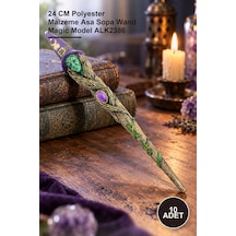 10 Adet Polyester Sihirli Asa 24 Cm Polyester Malzeme Asa Sopa Wand Magic Model Alk2386