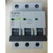 Sigma 3X40A 3 Kutuplu Grup Otomat