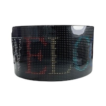 Bluetooth Lu Telefon Kontrollü 32x96 Flexible Matrix Led Ekran 5-12v 652 200 Mm Renkli