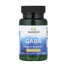 Takviye Swanson Vitamins, Gaba, 250 Mg, 60 Capsules