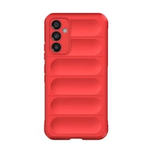 Newface Samsung Galaxy A25 5g Kılıf Optimum Silikon - Kırmızı