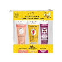 Beeo Bee On The Go Seyahat Cilt Bakım Seti - 5 Adet Tarı Çok Renkli
