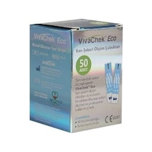 Vivachek Eco Seker Ölçüm Çubuğu/Strip 50 Adet