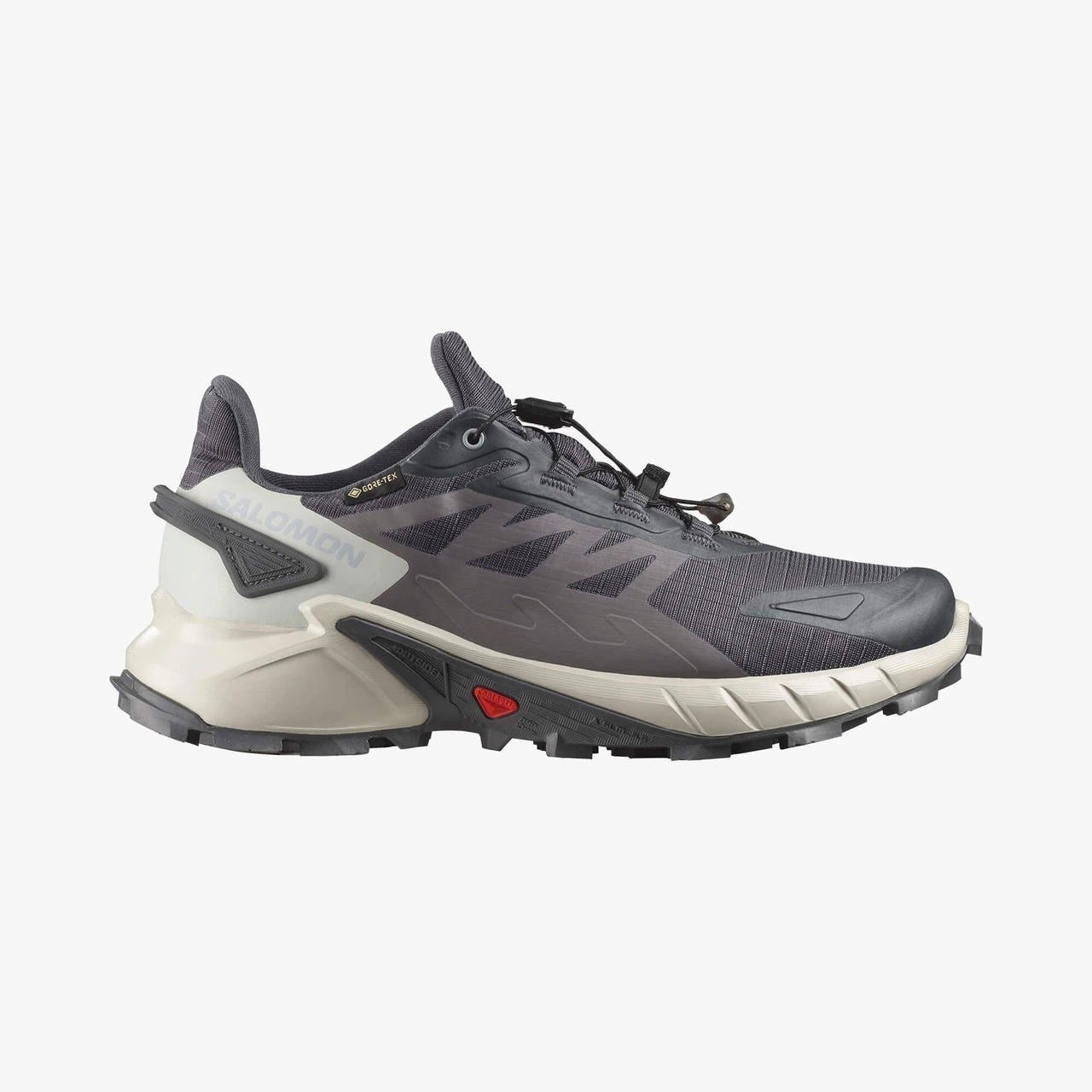 Salomon Supercross 4 Gore-tex Kadın Koşu Ayakkabısı-30717 Gri