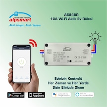 Alpsmart As848R 10A Akıllı Wi-Fi Ev Rölesi
