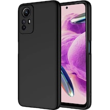 Kilifone - Xiaomi Uyumlu Redmi Note 12s - Kılıf İçi Kadife Koruyucu Mara Lansman Kapak - Siyah