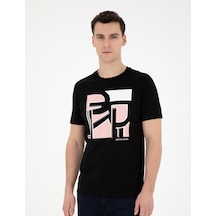 Pierre Cardin Erkek Siyah Tişört 50280964-Vr046 Siyah