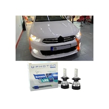 Citroen C Elysee Led Xenon Kısa Far Ampulü H7 Access Yeni Seri Beyaz 2012-2023