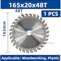 Slugb Çap 115mm 40 Diş Tct Daire Testere Bıçağı Açı Öğütücü Testere Diski 165x20x48t