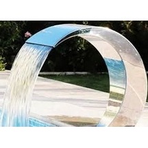 Havuz Şelale Kobra 1000-400 Mm 316 Kalite 1 2 Mm Paslanmaz Çelik Çok Renkli