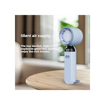 Şarjlı El Fanı 12000rpm 0-120 Hız Ayarı Masaüstü Vantilatör Mini Fan