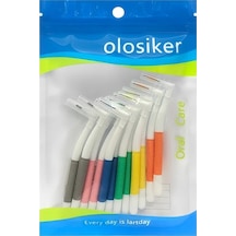 Willowhaven 12 Parça Çift Renk Paslanmaz Çelik L Şekilli Diş Arası Fırçası 6 Boy