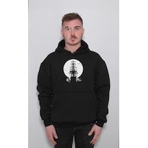 Gemi Titanic Dolunay Sefer Yelkenli Korsan Deniz Sweatshirt Unisex Kapüşonlu Hoodie 001