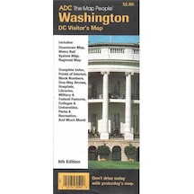 Washington Dc Visitor's Map Harita Diğer
